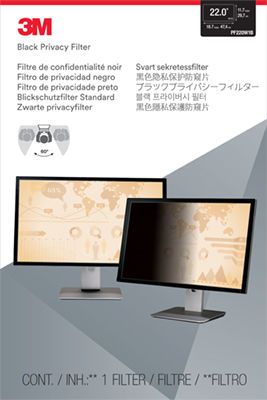 

Пленка защиты информации для монитора 3M 22" PF220W1B, черный (7000006412), 22" PF220W1B