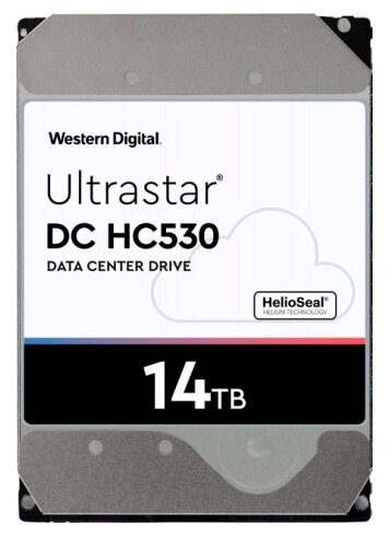 

Жесткий диск (HDD) Western Digital 14Tb Ultrastar DC HC530, 3.5", 7.2K, 512Mb, SAS 6Gb/s (WUH721414AL4204)