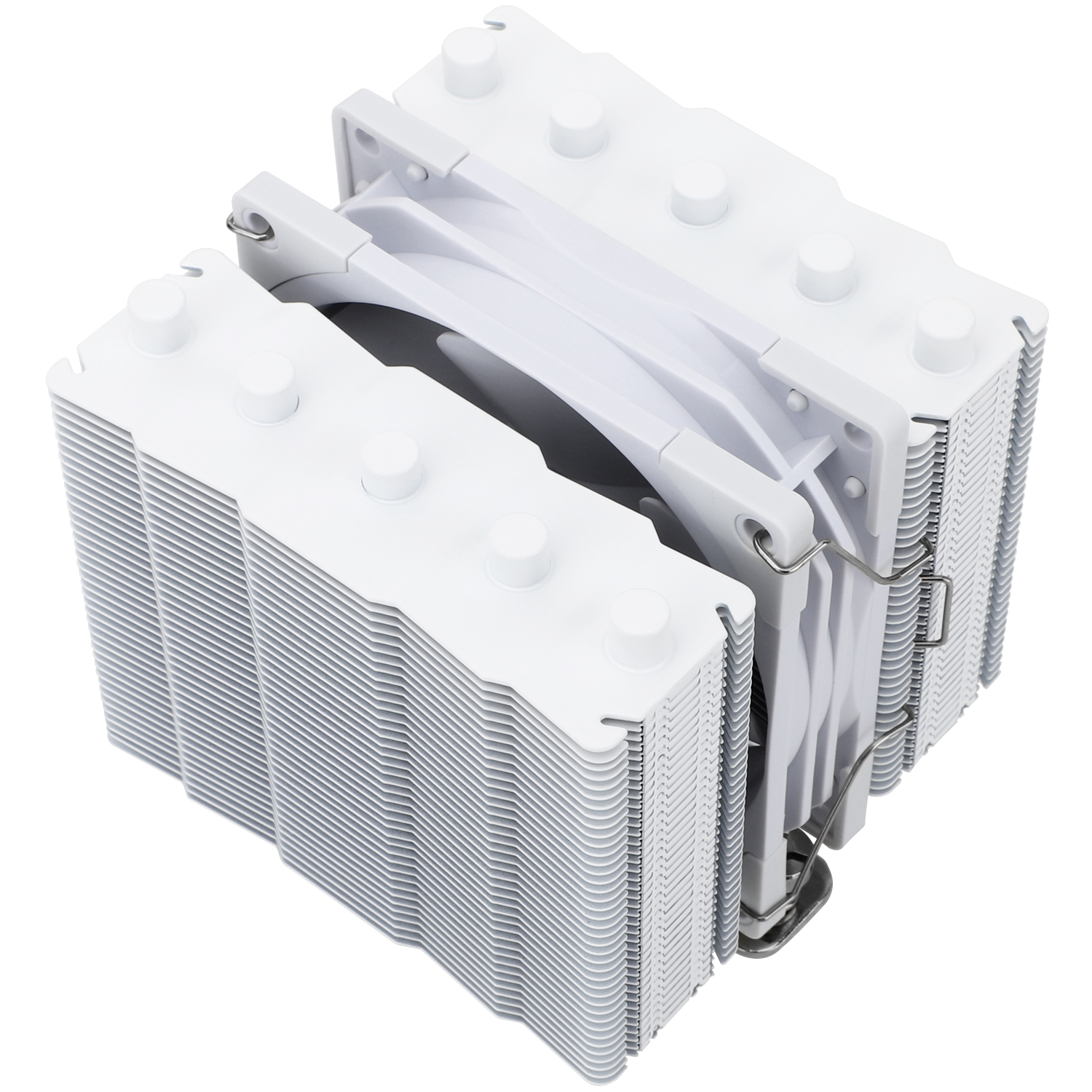 

Кулер для процессора Thermalright Silver Soul 110 White для Socket/115x/1200/1700/1851/2011/2011-3/2066/AM4/AM5, 92 мм, 2500rpm, 23 дБА, 4-pin PWM, Al+Cu (SILVER-SOUL-110-WH), Silver Soul 110 White