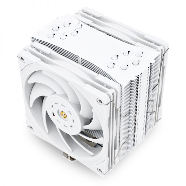 

Кулер для процессора Thermalright Ultra-120 EX Rev.4 White для Socket/115x/1200/1700/1851/2011/2011-3/2066/AM4/AM5, 120 мм, 2150rpm, 28.1 дБА, 4-pin PWM, Al+Cu (ULTRA-120-EX-R4-WH), Ultra-120 EX Rev.4 White