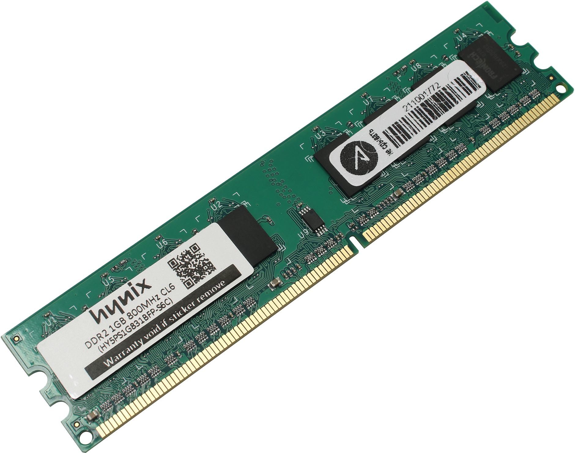 

Память DDR2 DIMM 1Gb, 800MHz, CL6, 1.8 В, Hynix Retail