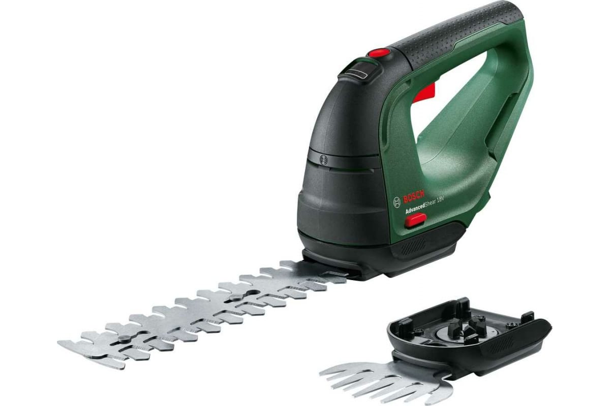 

Ножницы-кусторез BOSCH AdvancedShare 18V-10, аккумуляторный, Li-Ion, 18В, длина лезвия 20 см, 1.45 кг (0600857001) без акб и зу, AdvancedShare 18V-10