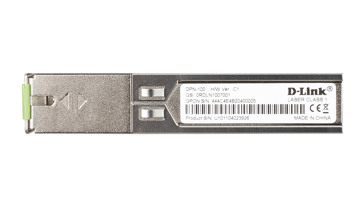 

Модуль SFP D-Link DPN-100, 20 км, SC, Tx:1310 нм, Rx:1490 нм, 2.49 Гбит/с, SM, одинарный (DPN-100/C1A), DPN-100