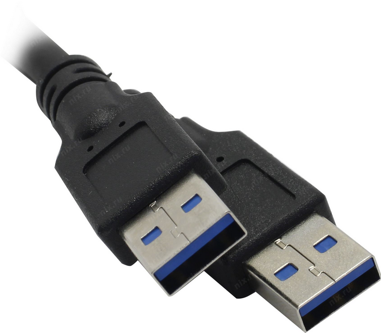 

Кабель USB 3.0(Am)-USB 3.0(Am) 1 м, черный Black Pack (574426)