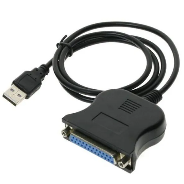 

Кабель-переходник (адаптер) 2xUSB 2.0(Am)-LPT(25f) 1.8 м, черный Black Pack LPT-1.8 (693411800287), LPT-1.8