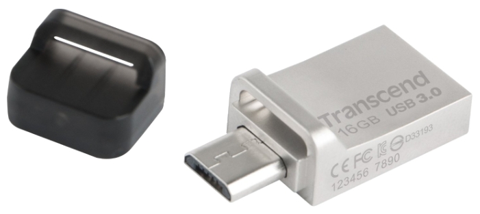 

Флешка 16Gb USB 3.0 Transcend 880S, серебристый/черный (TS16GJF880S), 880S