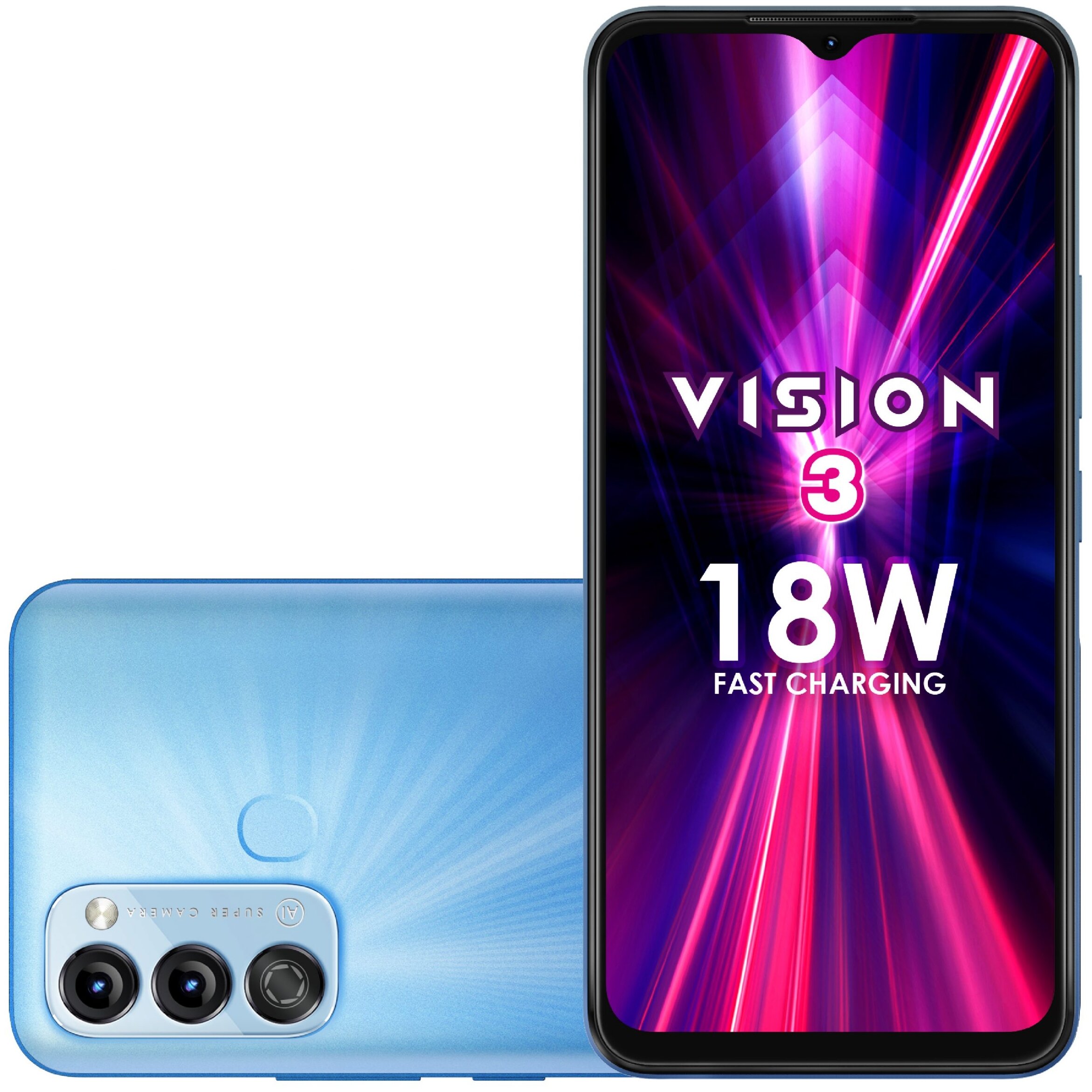 Смартфон ITEL Vision 3 2Gb/32Gb Android голубой, 1078169 купить в  Новосибирске в интернет-магазине e2e4