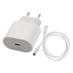 

Сетевое зарядное устройство Red Line PD1-3A 18Вт, USB type-C, PD, 3A, белый (УТ000027288), кабель USB Type C, PD1-3A