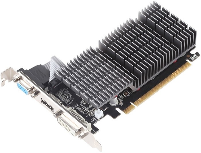 Видеокарта CBR NVIDIA GeForce GT 710 Power HammerII , 2Gb DDR3, 64bit, PCI-E, VGA, DVI, HDMI, Retail (VGA-MSGT710-2G-RTL)