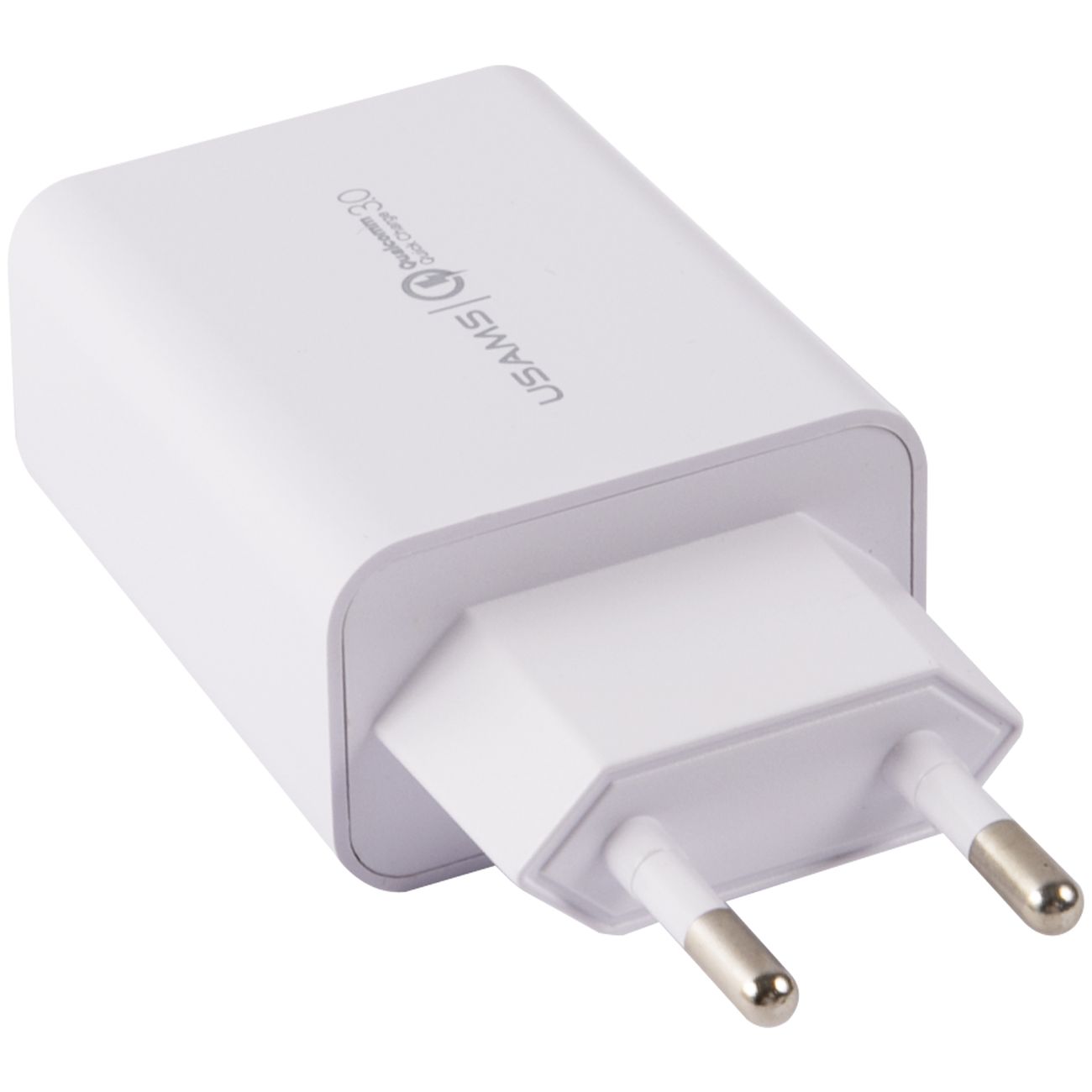 

Сетевое зарядное устройство USAMS US-CC083 18Вт, USB, Quick Charge, 3A, белый (CC83TC01), US-CC083