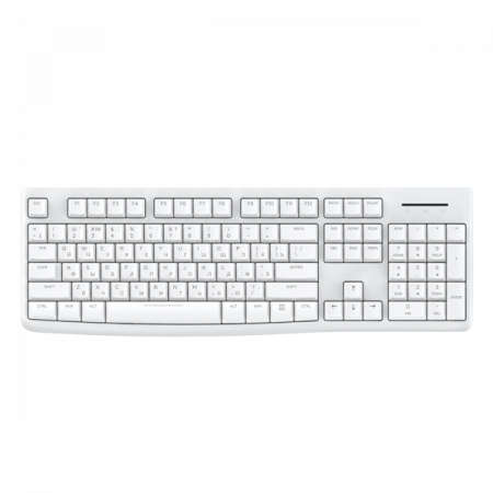 Клавиатура + мышь Dareu MK185, USB, белый