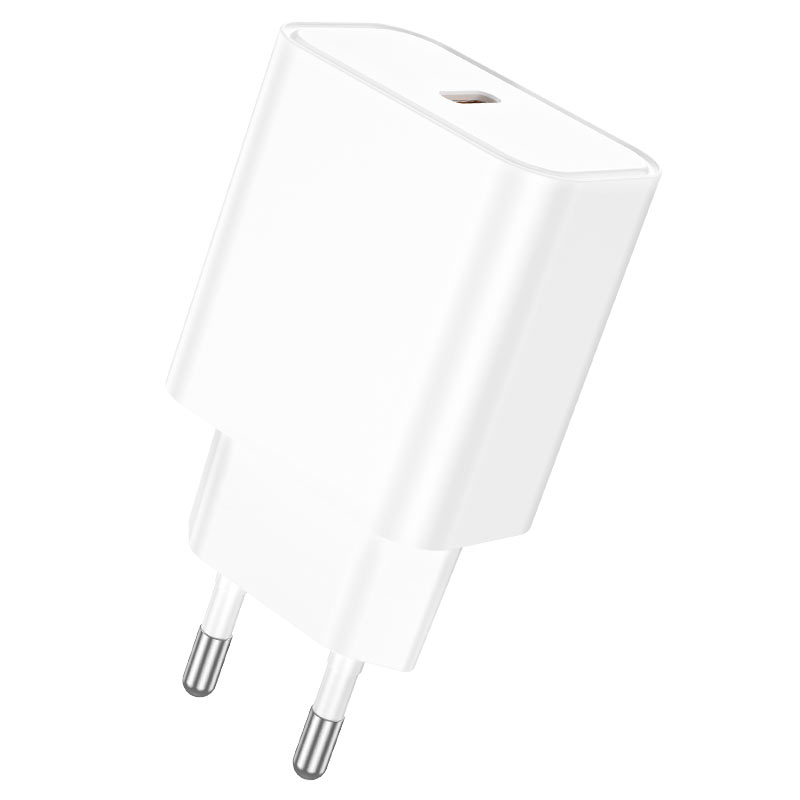 

Сетевое зарядное устройство Borofone BA71A Power 20Вт, USB type-C, Quick Charge, PD, 3A, белый (213515), Lightning 8pin, BA71A Power