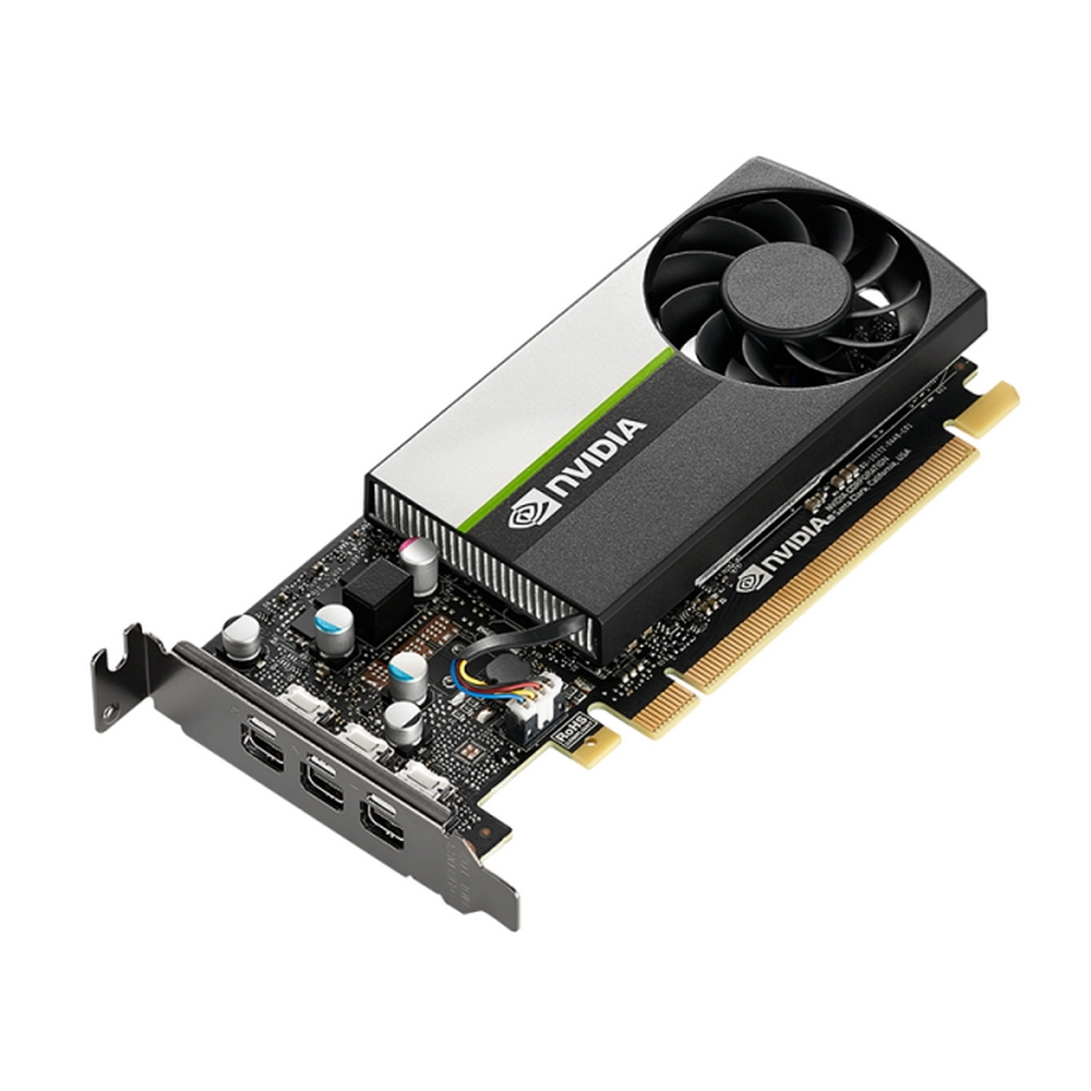 Видеокарта PNY NVIDIA T400 VCNT400-4GB-PB, 4Gb DDR6, 64bit, PCI-E, 3miniDP, Retail (VCNT400-4GB-PB) - фото 1