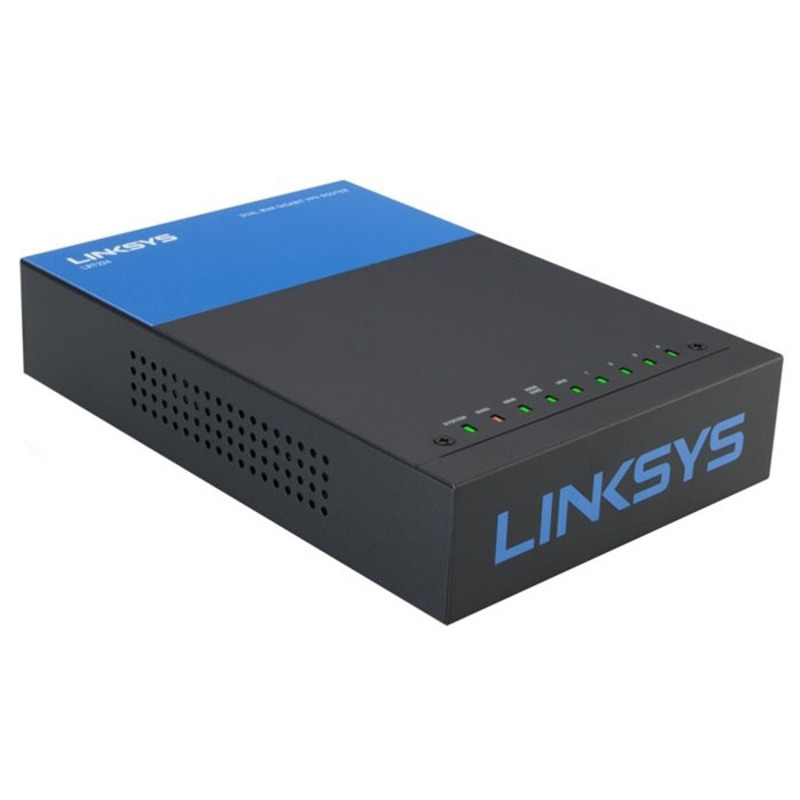 

Маршрутизатор Linksys LRT224, LAN: 4x0 Мбит/с, WAN 2x1 Гбит/с, кол-во SFP/uplink: RJ-45 2x1 Гбит/с (LRT224-eu), LRT224