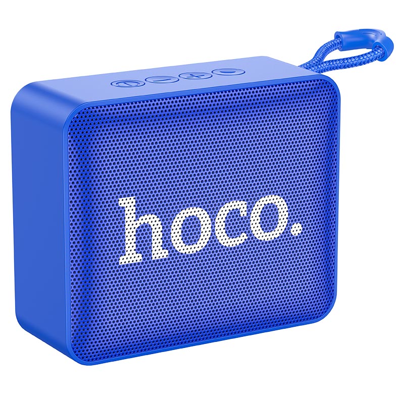

Портативная акустика Hoco BS51 Gold brick, 5 Вт, FM, AUX, USB, microSD, Bluetooth, синий (780768), BS51 Gold brick