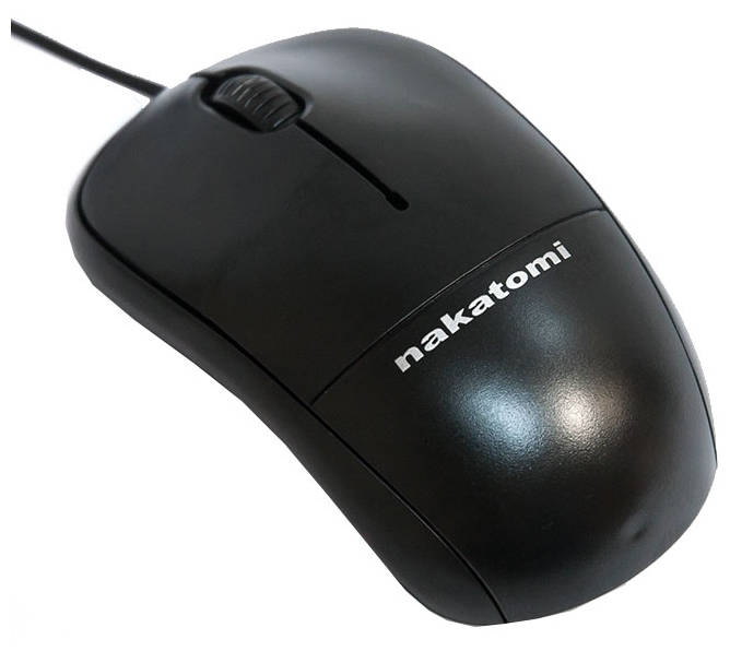 

Мышь проводная Nakatomi MON-05U Black USB, 1000dpi, оптическая светодиодная, USB, черный, MON-05U Black USB