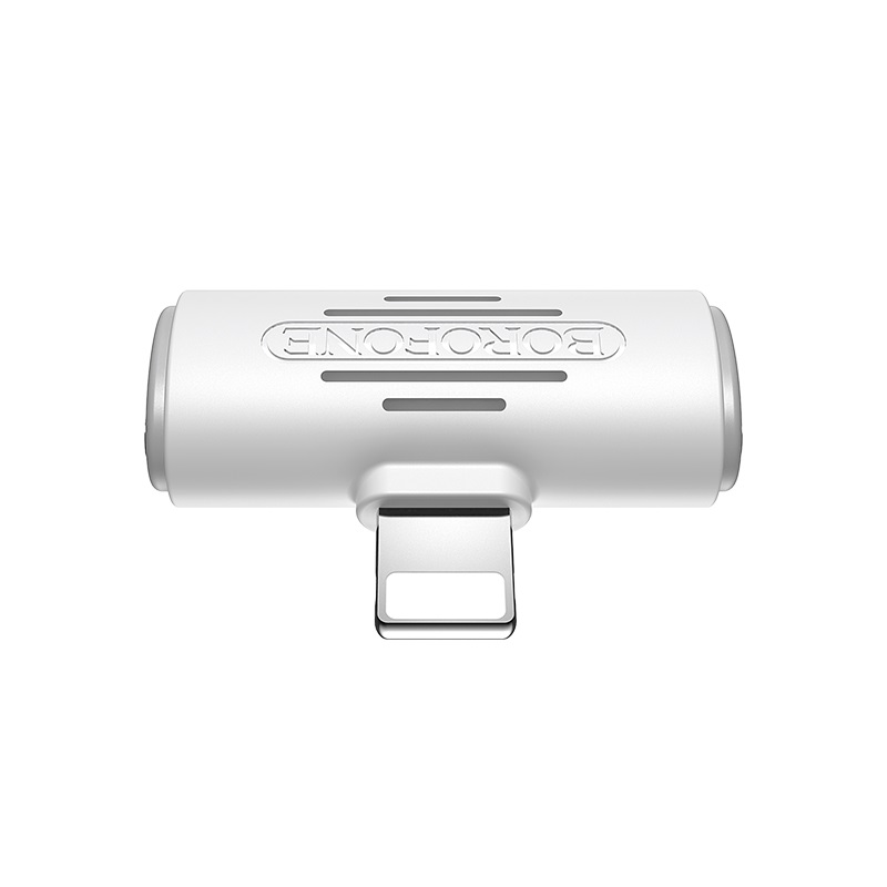 

Переходник (адаптер) Lightning 8-pin(M)-2xLightning 8-pin(F), белый Borofone BV6 Comfortable (6931474701411), BV6 Comfortable