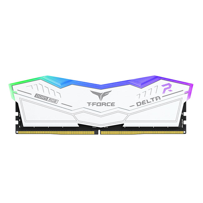 

Комплект памяти DDR5 DIMM 32Gb (2x16Gb), 6800MHz, CL34, 1.4 В, Team Group, T-Force Delta RGB White (FF4D532G6800HC34BDC01) Retail