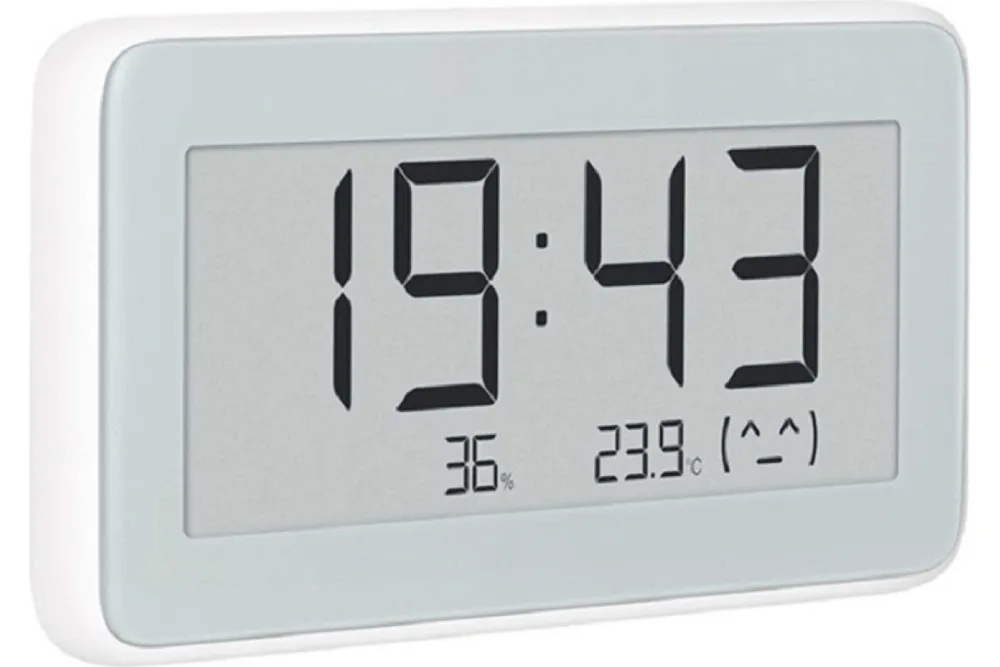 Датчик температуры и влажности Xiaomi Temperature and Humidity Monitor Clock, Bluetooth, белый (BHR5435GL)