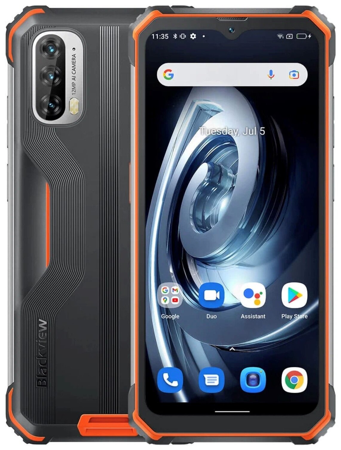 Смартфон Blackview BV7100 6Gb/128Gb Android оранжевый, 1162720 купить по  цене 18300 руб в Магнитогорске в интернет-магазине e2e4