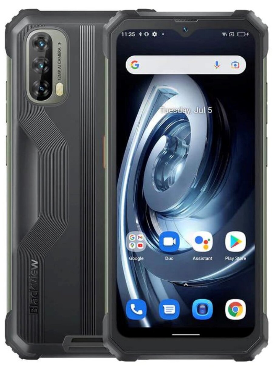 

Смартфон Blackview BV7100, 6.58" 1080x2408 IPS, MediaTek Helio G85, 6Gb RAM, 128Gb, 3G/4G, NFC, Wi-Fi, BT, 3xCam, 2-Sim, 13000mAh, USB Type-C, Android 12, черный (BV7100BK), BV7100