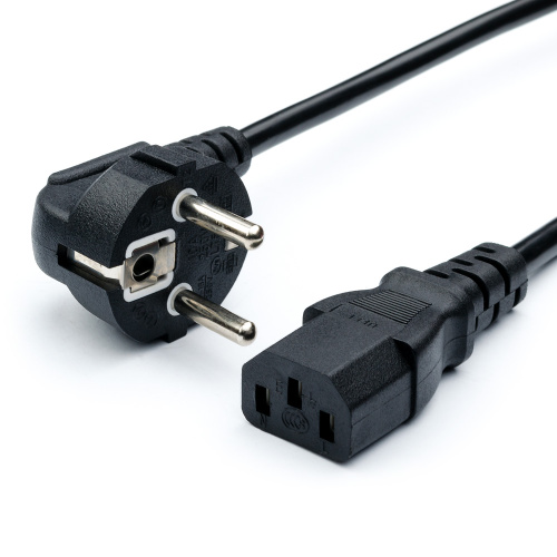Кабель с вилкой GoPower Schuko (Euro)(M)-IEC-320-C13, 1.8 м
