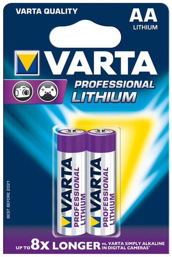 

Батарейка Varta Ultra, AA (LR6), 1.5V, 2 шт. (06106301402)