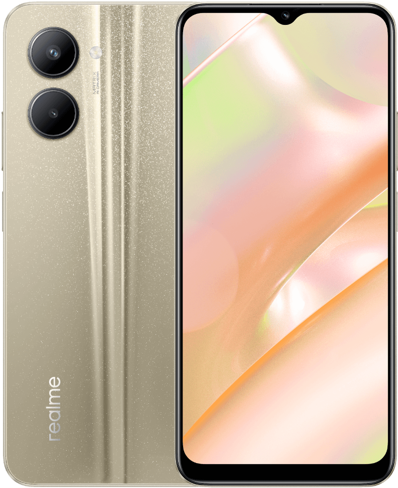 

Смартфон Realme C33, 6.5" 720x1600 IPS, Unisoc T612, 3Gb RAM, 32Gb, 3G/4G, NFC, Wi-Fi, BT, 2xCam, 2-Sim, 5000 мА⋅ч, Micro-USB, Android 12, золотистый (6051879), Голубой;золотистый;черный, C33