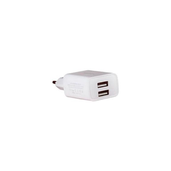 

Сетевое зарядное устройство PAVAREAL CK59, 2xUSB, 2A, белый (УТ000031850), кабель USB Type C, CK59
