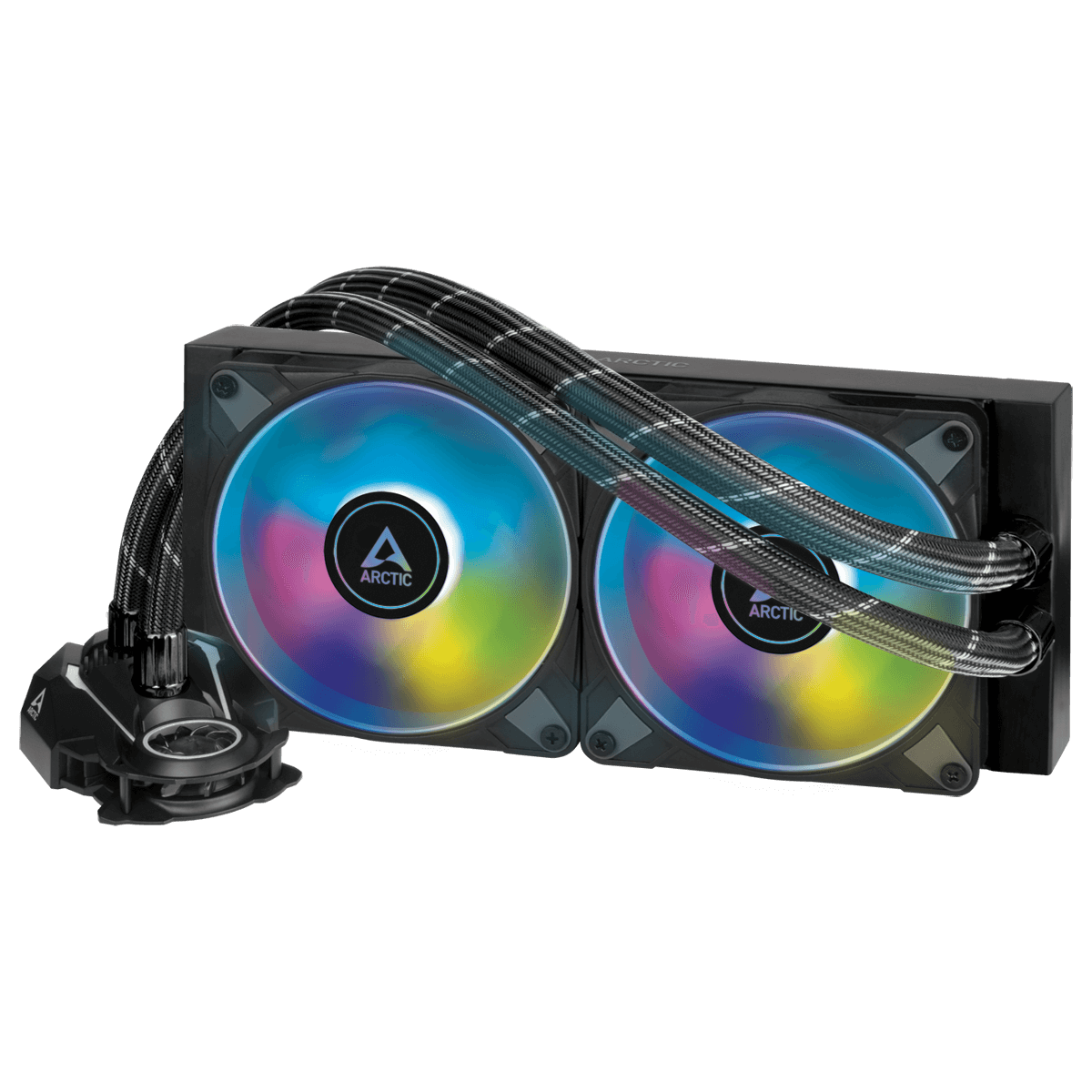

Жидкостное охлаждение Arctic Cooling Liquid Freezer II-240 A-RGB для Socket 115x/2066/2011/2011-3/1200/AM4, 2x120мм, ARGB (ACFRE00093A), Liquid Freezer II-240 A-RGB