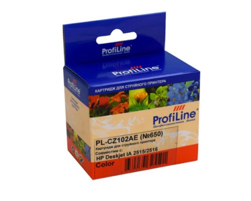 

Картридж ProfiLine PL-CZ102AE-Color №650 для DeskJet IA 2515/2516 Color
