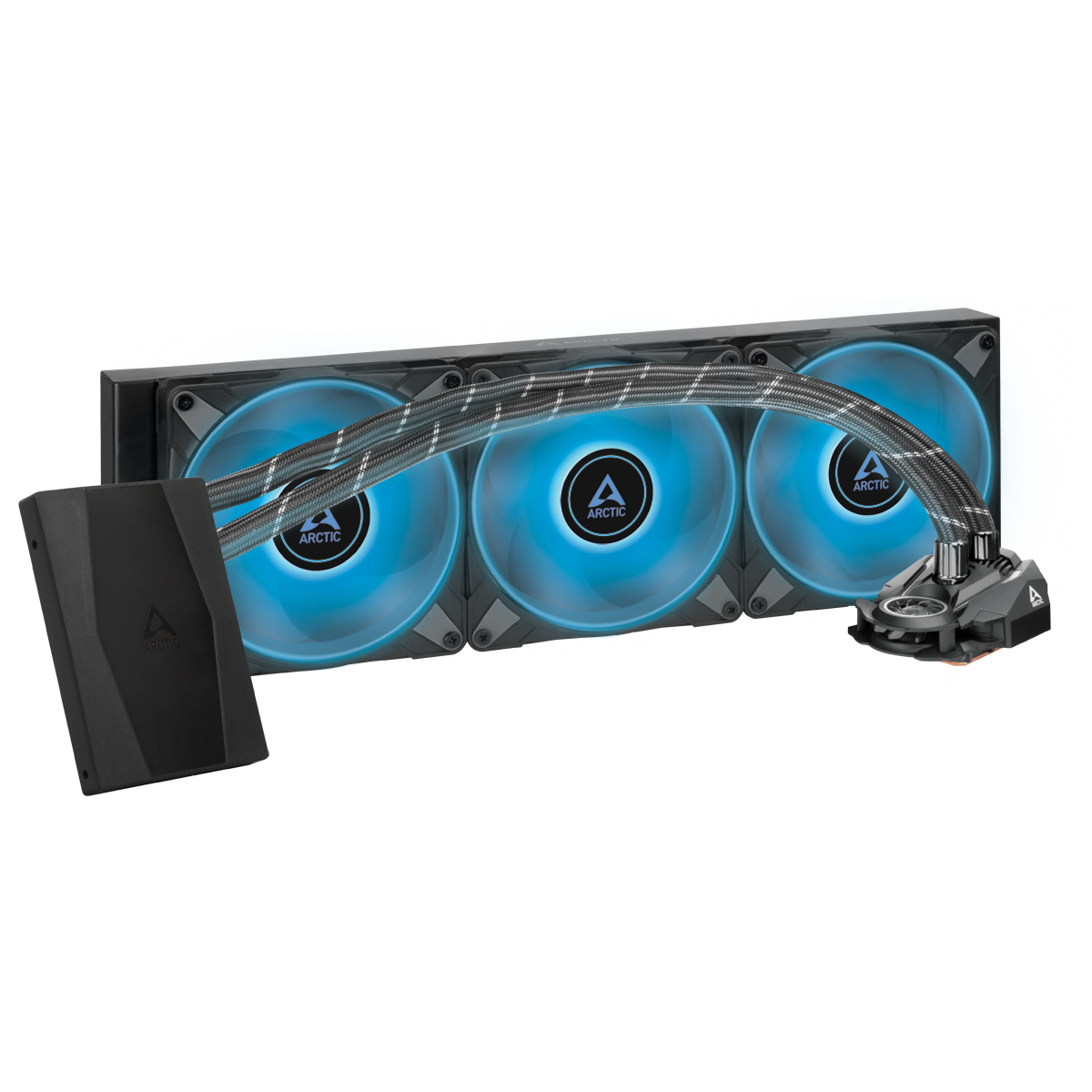 

Жидкостное охлаждение Arctic Cooling Liquid Freezer II - 420 RGB with controller для Socket 115x/2066/2011/2011-3/1200/1700/AM5/AM4, 3x140мм, RGB LED (ACFRE00111A), Liquid Freezer II - 420 RGB with controller