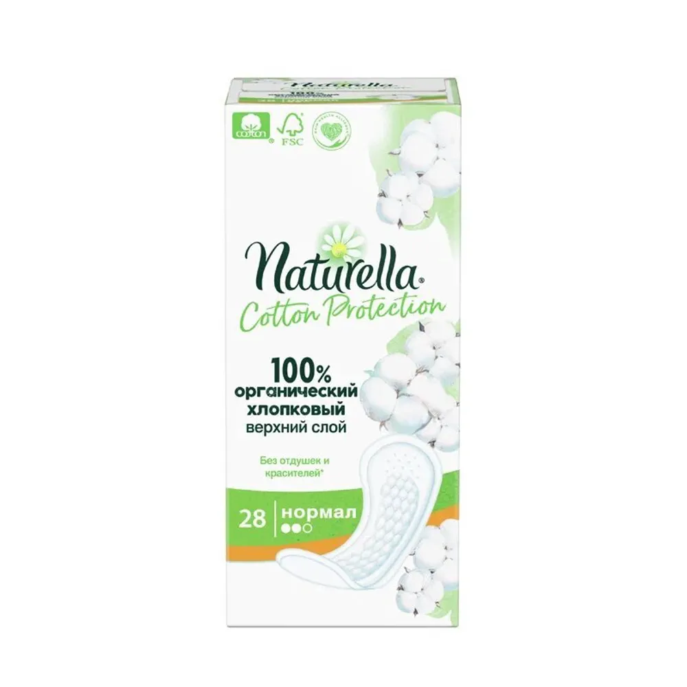 

Гигиенические прокладки Naturella Cotton Protection Normal, 28шт., Cotton Protection Normal