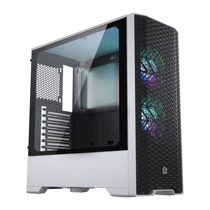 Корпус Phanteks MagniumGear NEO Air, ATX, Midi-Tower, 2xUSB 3.0, RGB подсветка, белый, без БП (MG_NE520A_DBW02_RU)