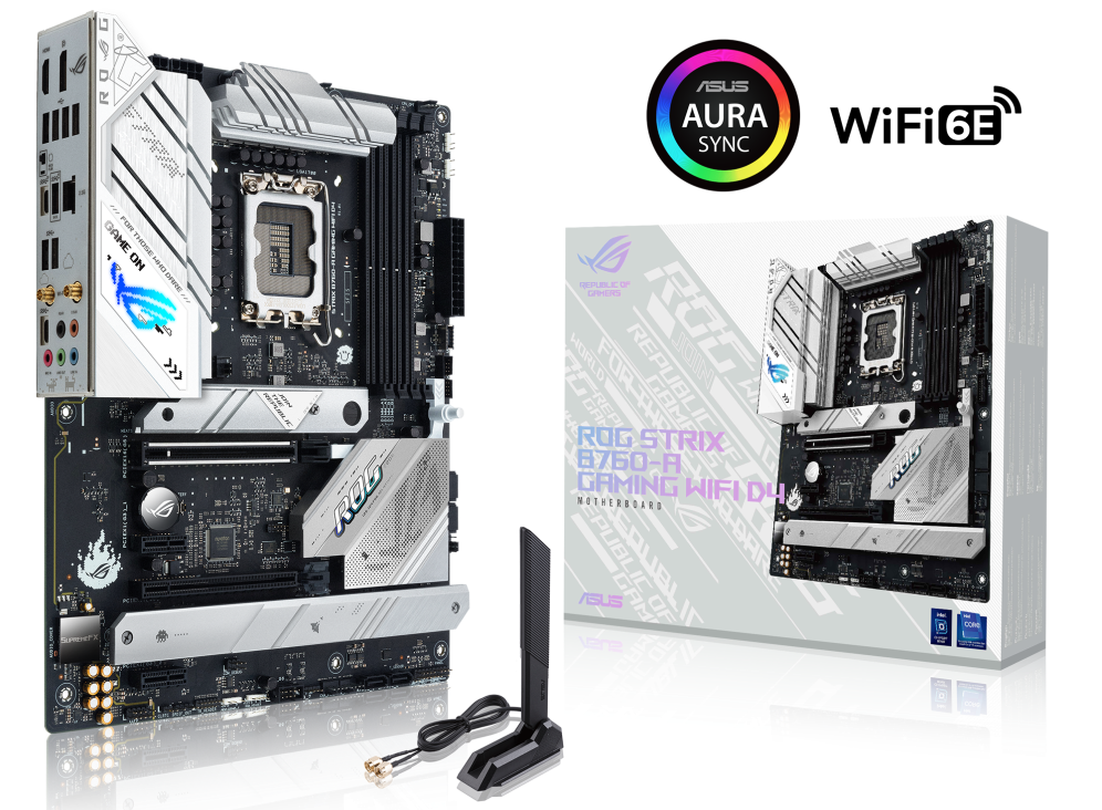 Материнская плата ASUS ROG STRIX B760-A GAMING WIFI D4, Socket1700, Intel B760, ATX
