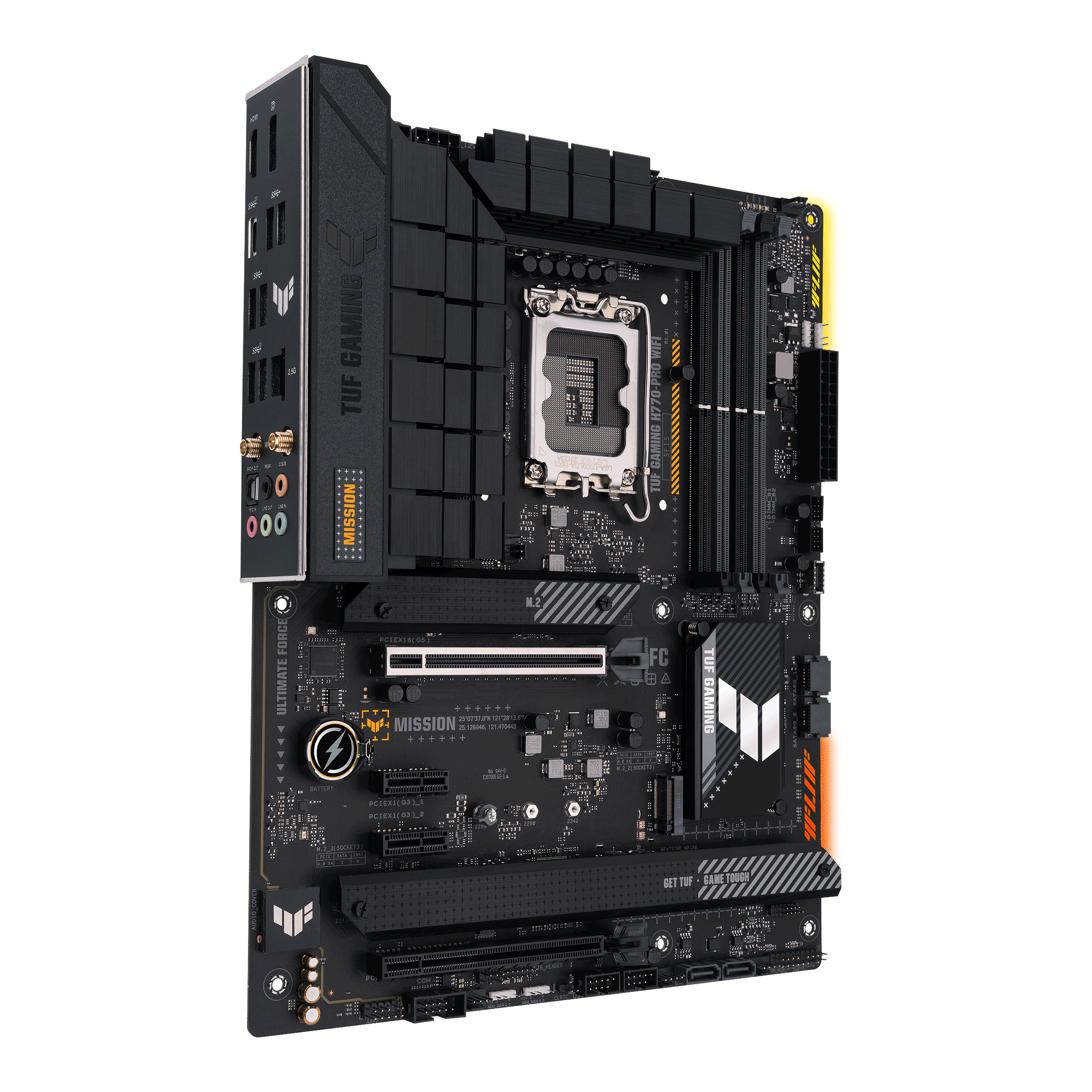 Материнская плата ASUS TUF GAMING H770-PRO WIFI, Socket1700, Intel H770, ATX