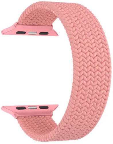 

Ремешок Lyambda Steropa для Apple Watch, 42-44 мм, плетеный нейлоновый, розовый (DSN-11-44-PK), STEROPA