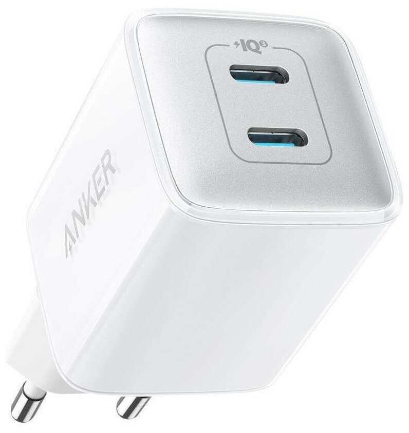 

Сетевое зарядное устройство ANKER Nano Pro 40Вт, 2xUSB type-C, Quick Charge, 3A, белый (A2038G21), Nano Pro