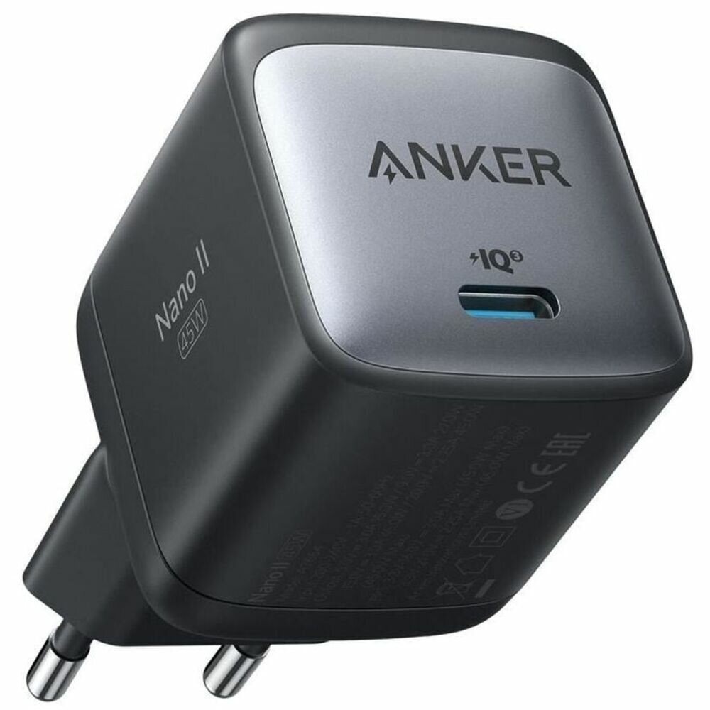 

Сетевое зарядное устройство ANKER PowerPort Nano II 45Вт, USB type-C, Quick Charge, 3A, черный (A2664G11), PowerPort Nano II