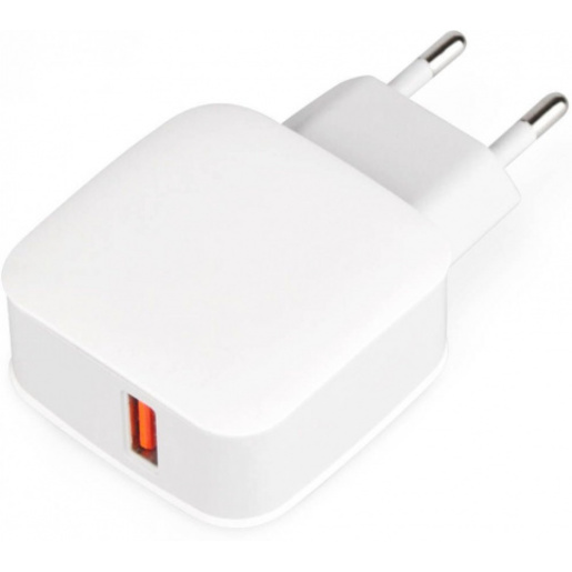 Сетевое зарядное устройство Rombica NEO ZQ1 Quick, USB, Quick Charge, 3A, белый (ZQ-0010)
