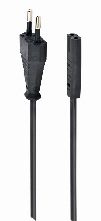 

Кабель питания Europlug(M)-IEC-320-C7, 10A, 1 м, черный Cablexpert (PC-184-VDE-1M)