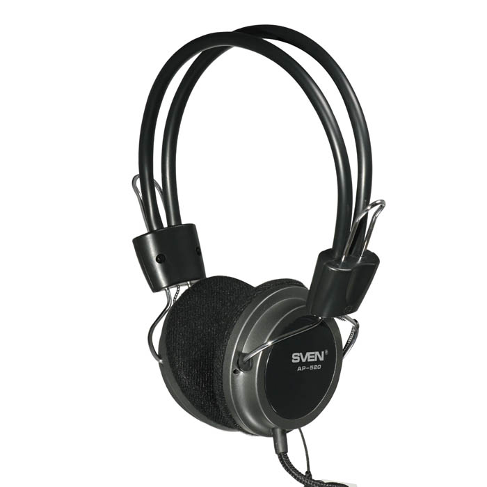 

Проводная гарнитура SVEN AP-520, 2xJack 3.5mm, черный, AP-520