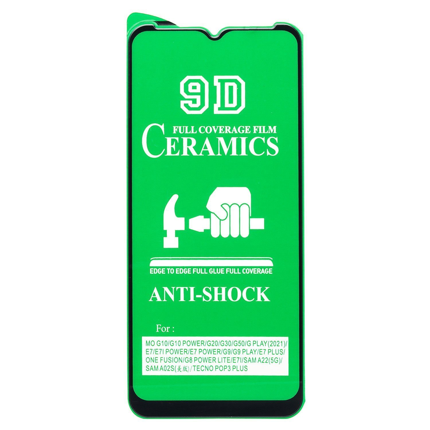

Защитное стекло Ceramics для экрана смартфона Samsung SM-A226 Galaxy A22s 5G, Full screen, ударопрочное, черная рамка, 2.5D (213195)