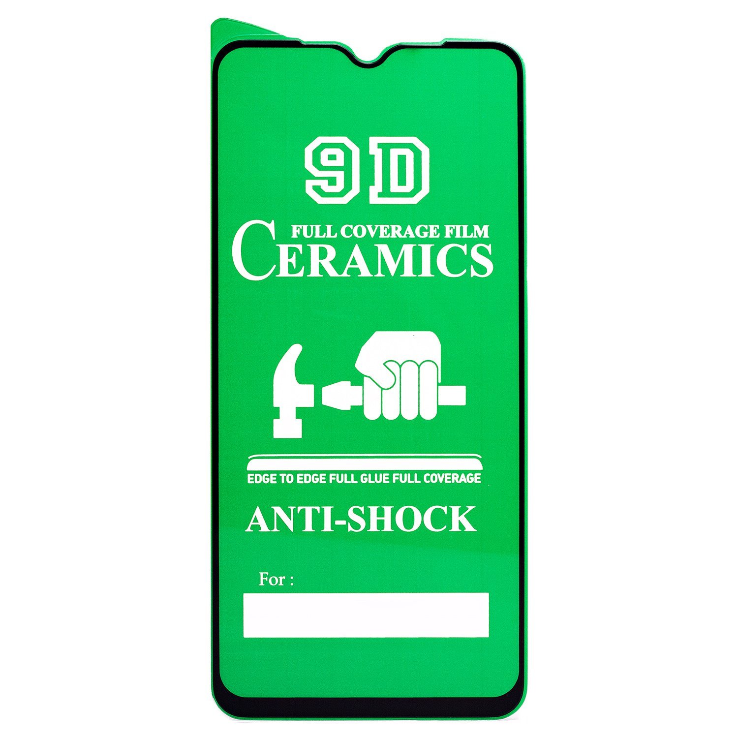 

Защитное стекло Ceramics для экрана смартфона Xiaomi Redmi 9, Full screen, ударопрочное, черная рамка, 2.5D (213222)