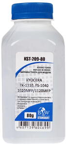 

Тонер B&W KST-209-80, бутыль 80 г, черный, совместимый для Kyocera TK-1110, FS-1040/1020MFP/1120MFP, Standart, KST-209-80