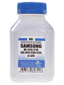 

Тонер B&W Light LI-479, бутыль 80 г, черный, совместимый для Samsung ML-1510/1710/1610/1615/2010/2015, SCX 4016/5112/4520/4720/4100, LI-479
