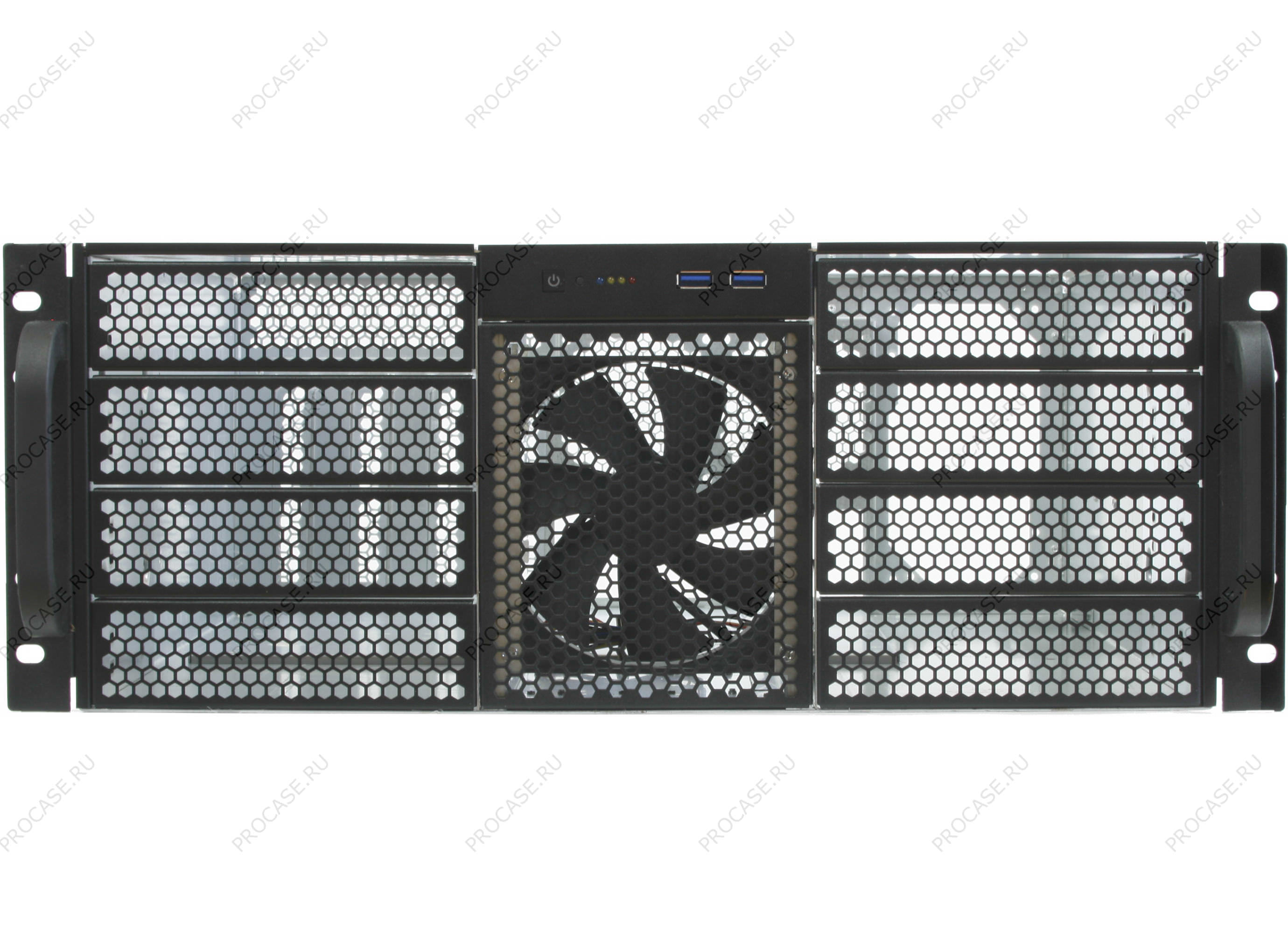 

Корпус Procase RE411-D8H5-FE-65, E-ATX, 4U RM, без БП, черный/серебристый (RE411-D8H5-FE-65), RE411-D8H5-FE-65