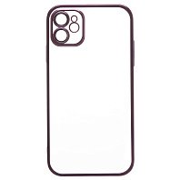 

Чехол-накладка PC073 с закрытой камеро для смартфона Apple iPhone 11, силикон, фиолетовый (213780)