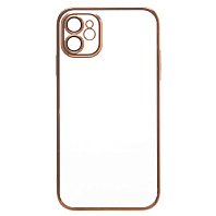 

Чехол-накладка PC073 с закрытой камеро для смартфона Apple iPhone 11, силикон, желтый (213781)