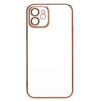 

Чехол-накладка PC073 с закрытой камерой для смартфона Apple iPhone 12, силикон, желтый (213805)